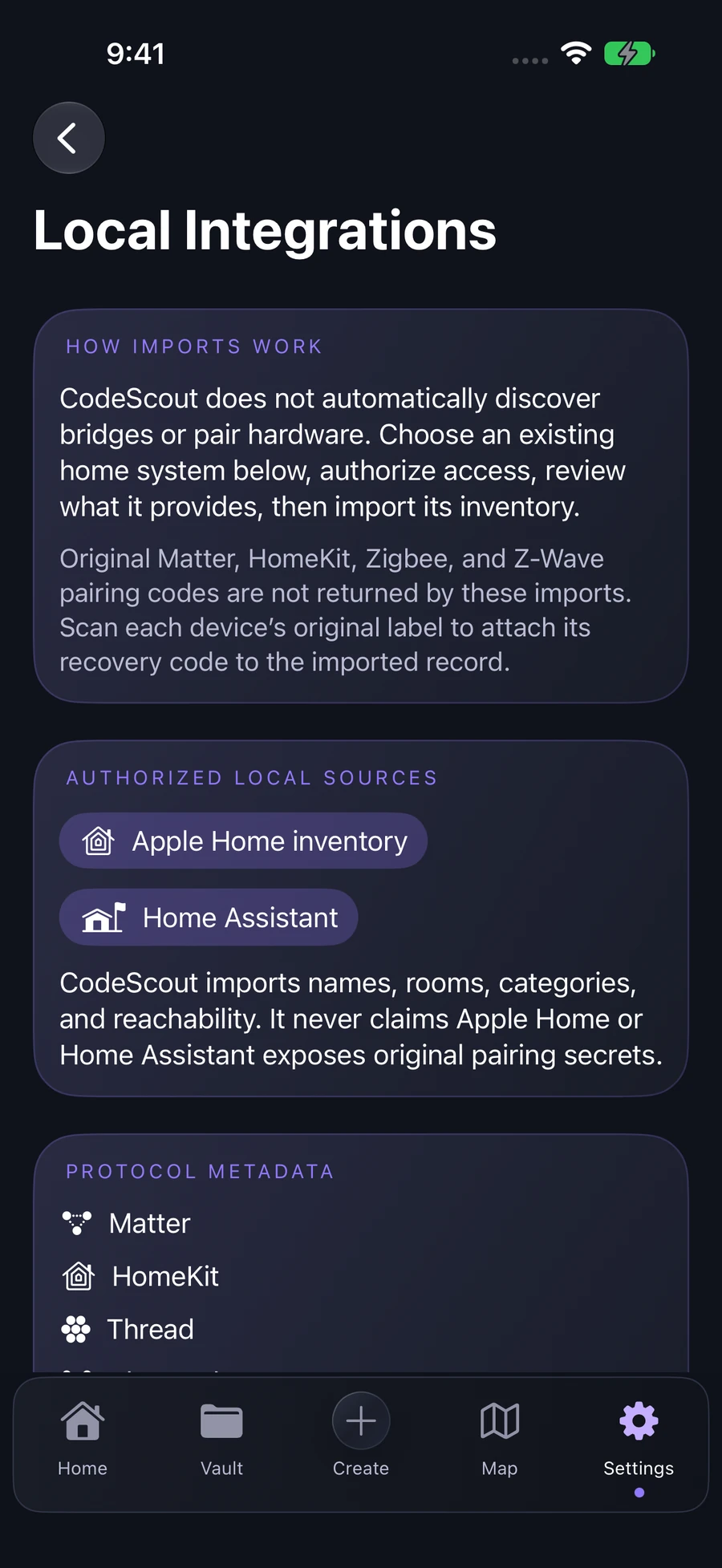 CodeScout explains authorized inventory imports and original pairing codes